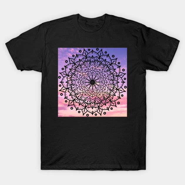 SUNSET MANDALA T-Shirt by SianPosy